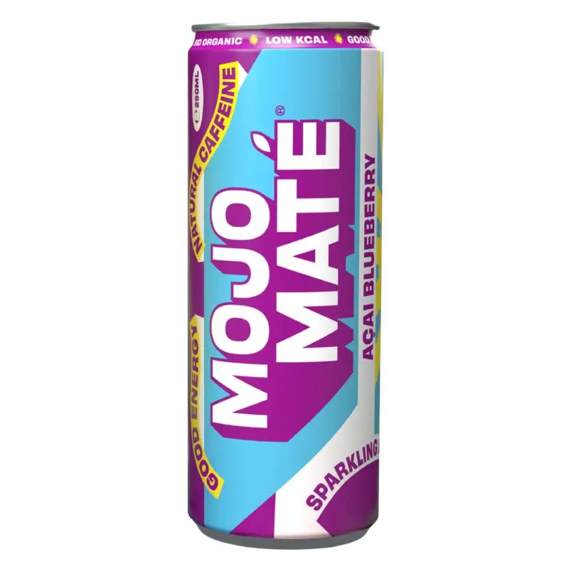 Mojo Maté Açai blueberry sparkling