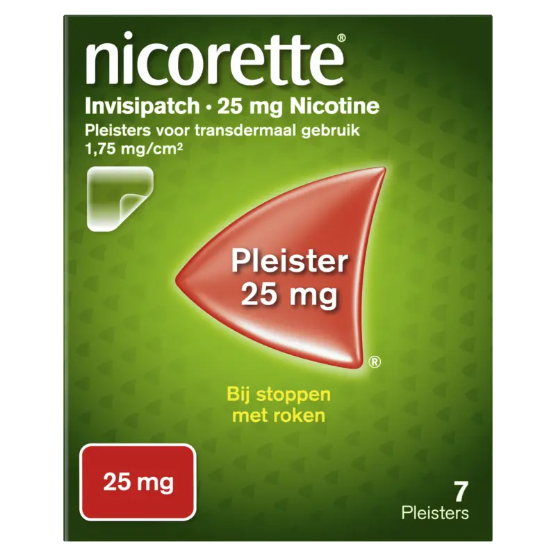 Nicorette Invisipatch pleister 25mg