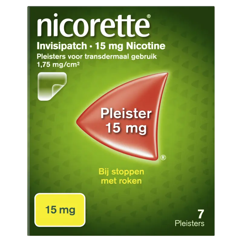 Nicorette Invisipatch pleister 15mg