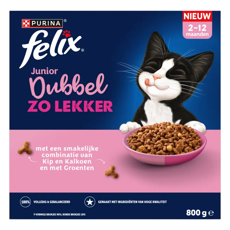 Felix Dubbel zo lekker junior kip,kalkoen&melk
