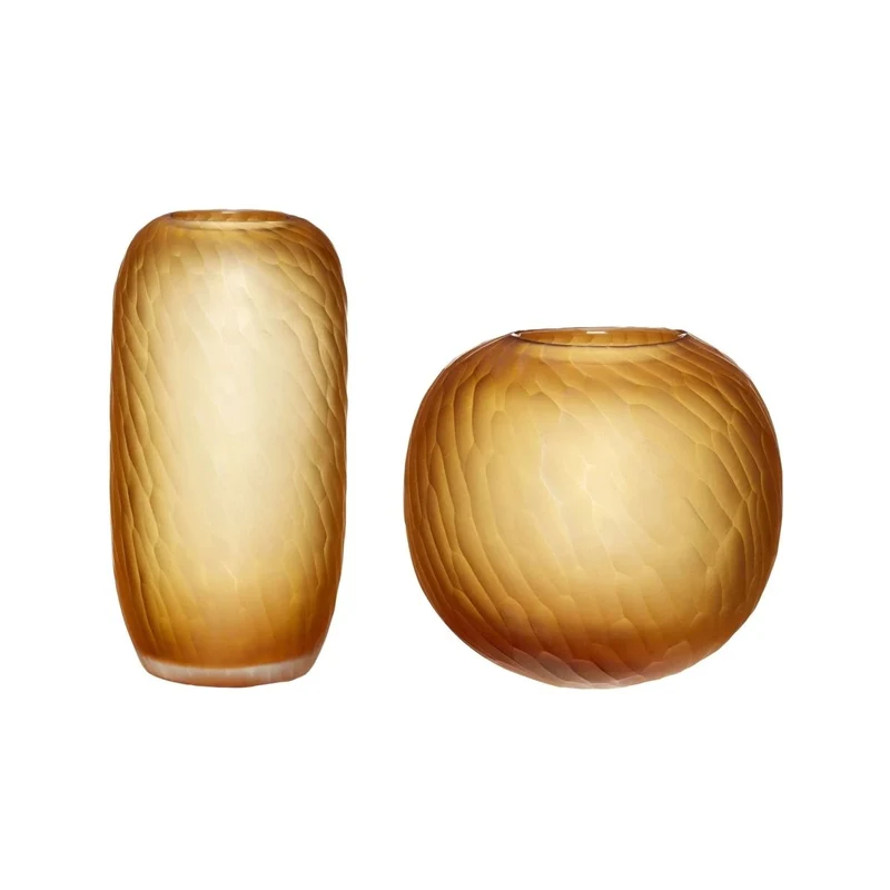 Molecuulvazen amber (set van 2)