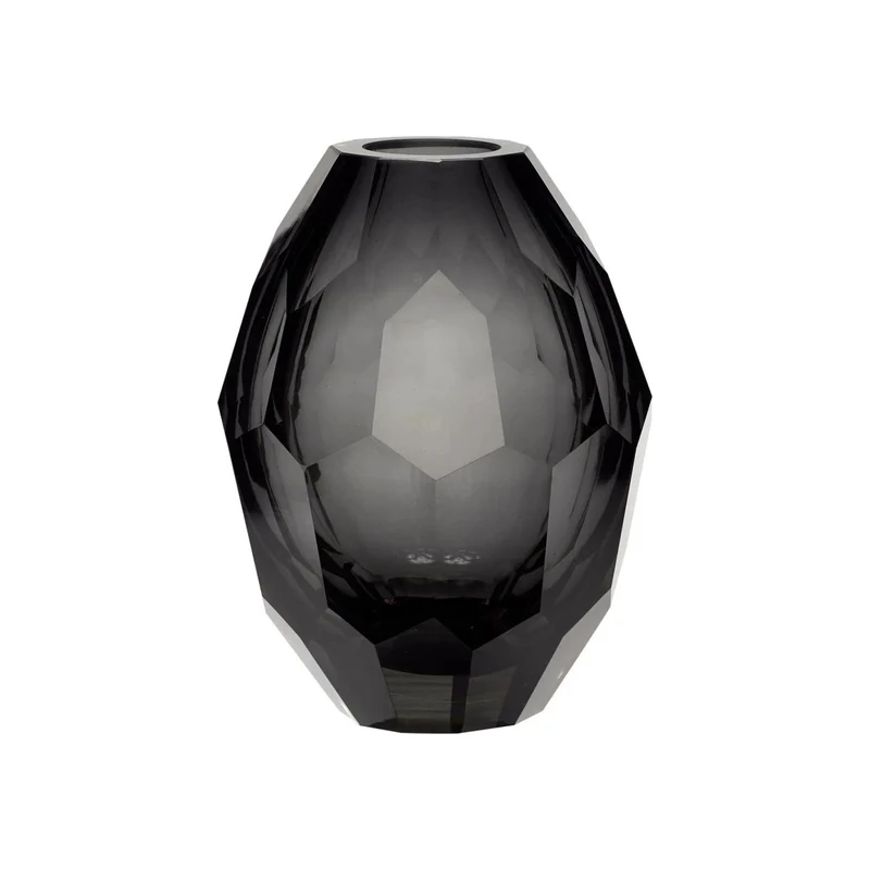 Facet Vaas Grijs