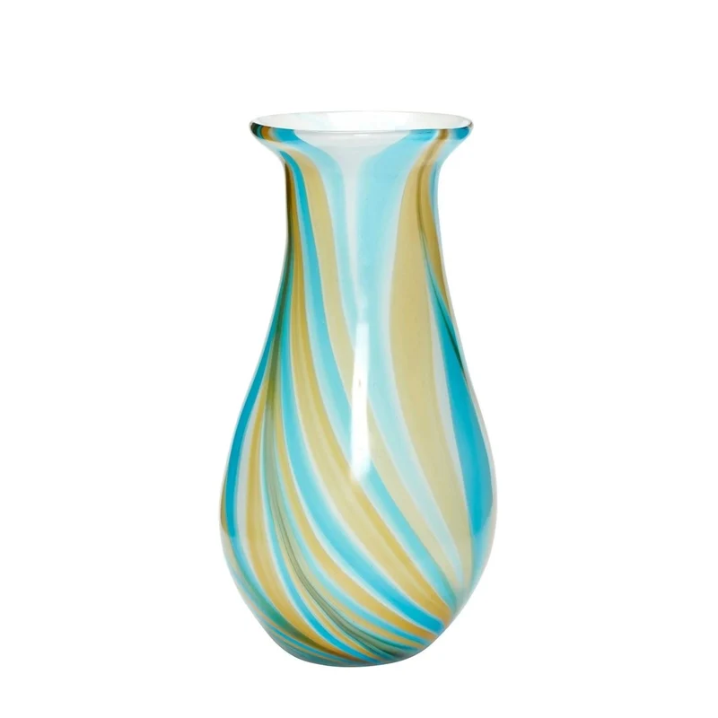 Kaleido vaas blauw/geel