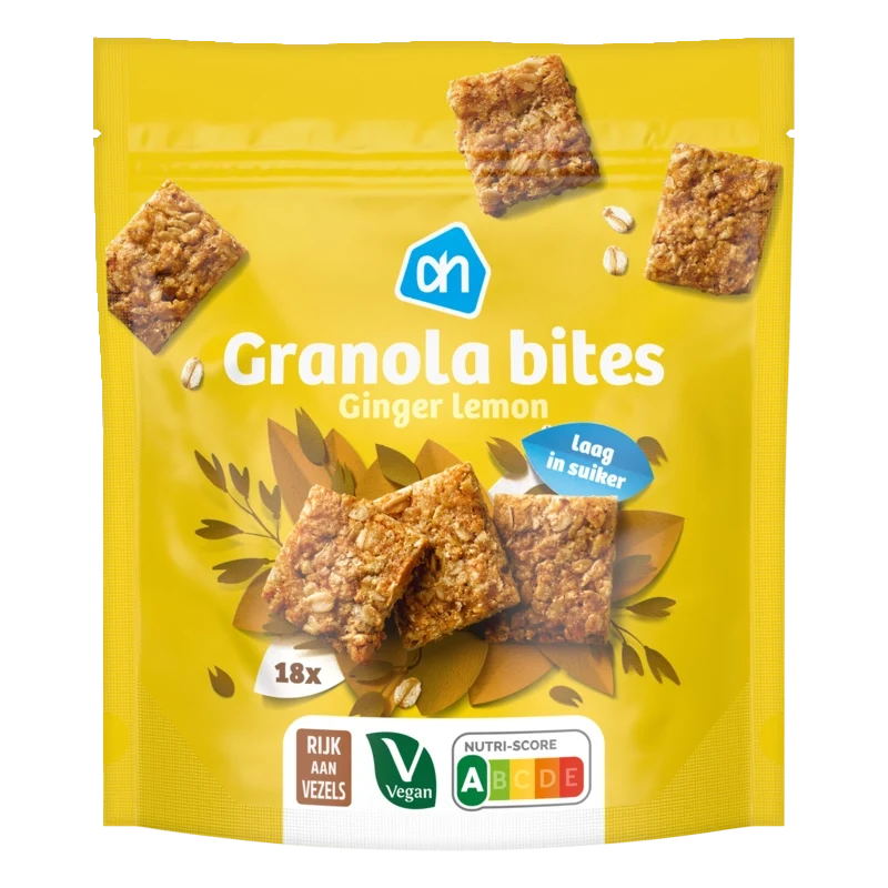 Granola bites ginger lemon