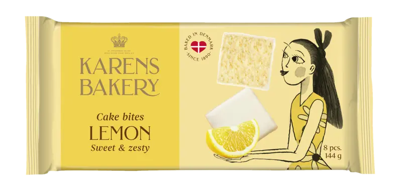 Karens Bakery Cake bites lemon