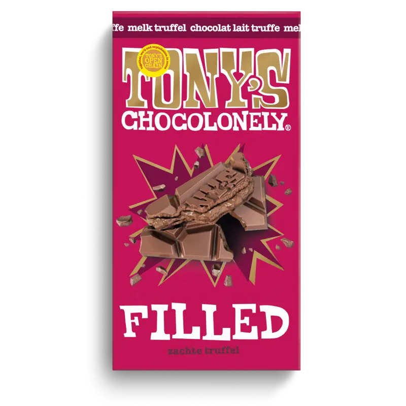 Tony's Chocolonely Filled melk truffel