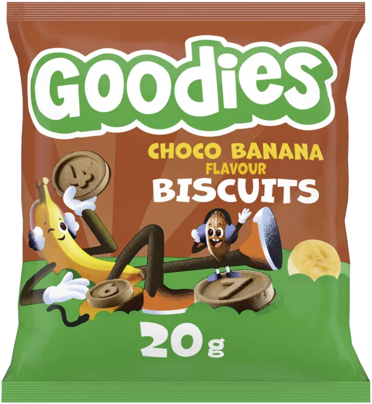 Goodies Choco banana flavour biscuit