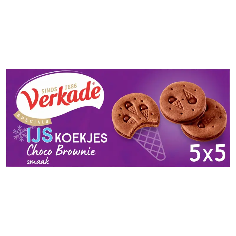 Verkade IJskoekjes chocolade brownie