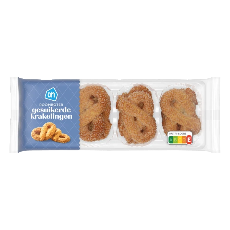Roomboter krakelingen gesuikerd