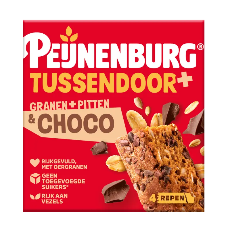 Peijnenburg Tussendoor+ granen, pitten & choco