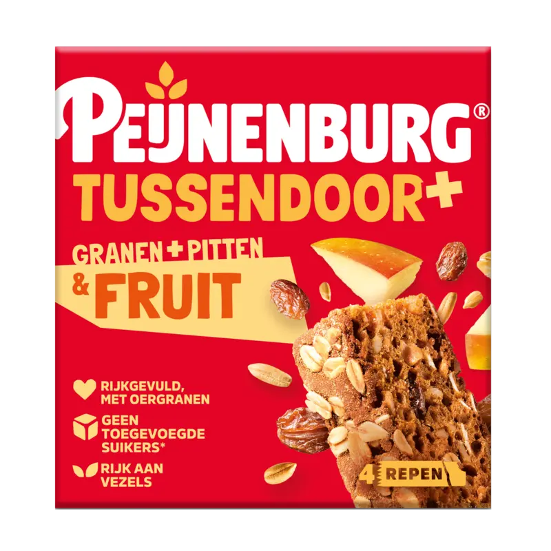 Peijnenburg Tussendoor+ granen, pitten & fruit