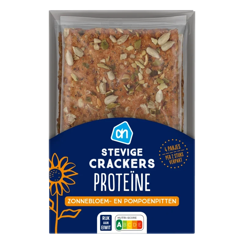Proteïne cracker zonne- en pompoenpit pp