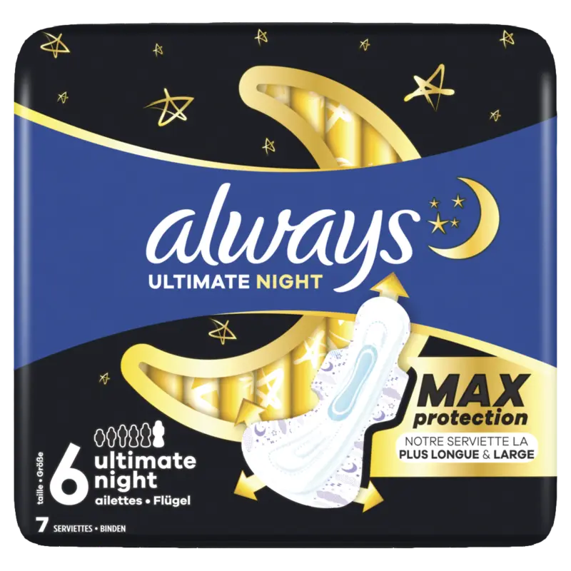 Always Ultra ultimate night wings