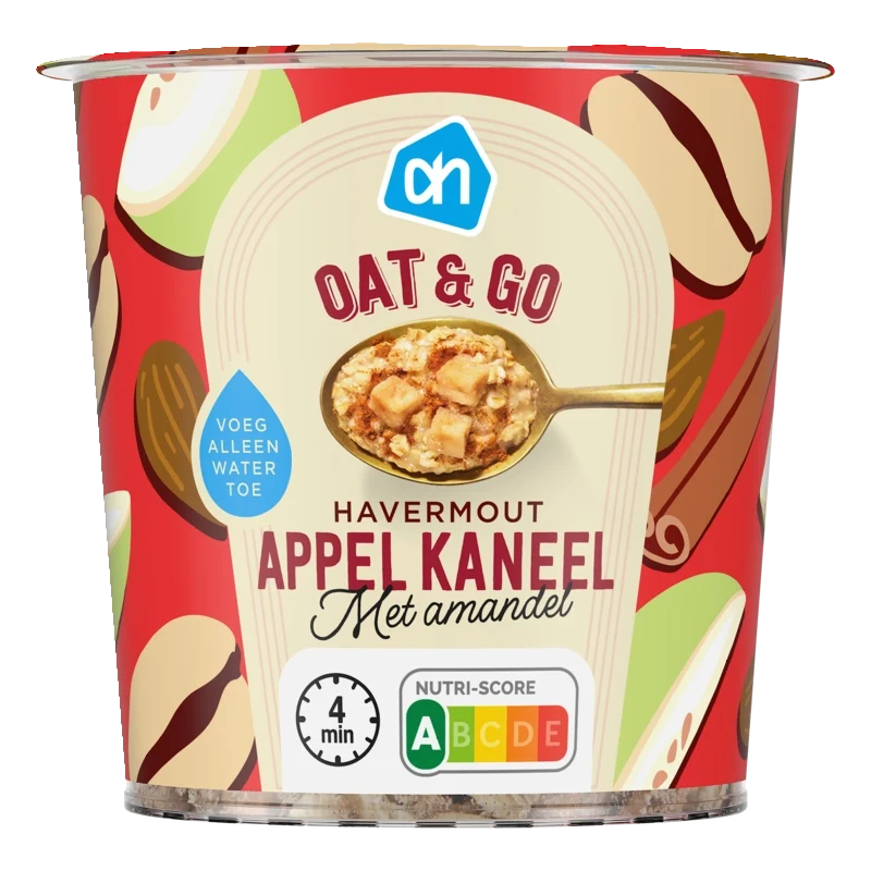 Oat & go appel kaneel havermout