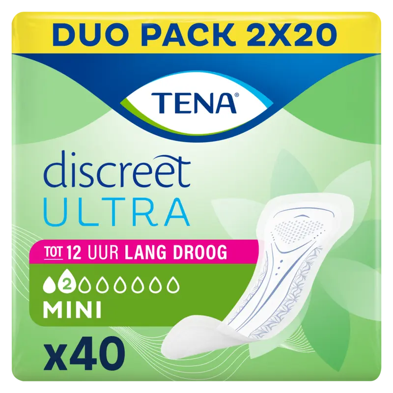 Tena Discreet mini duo pack