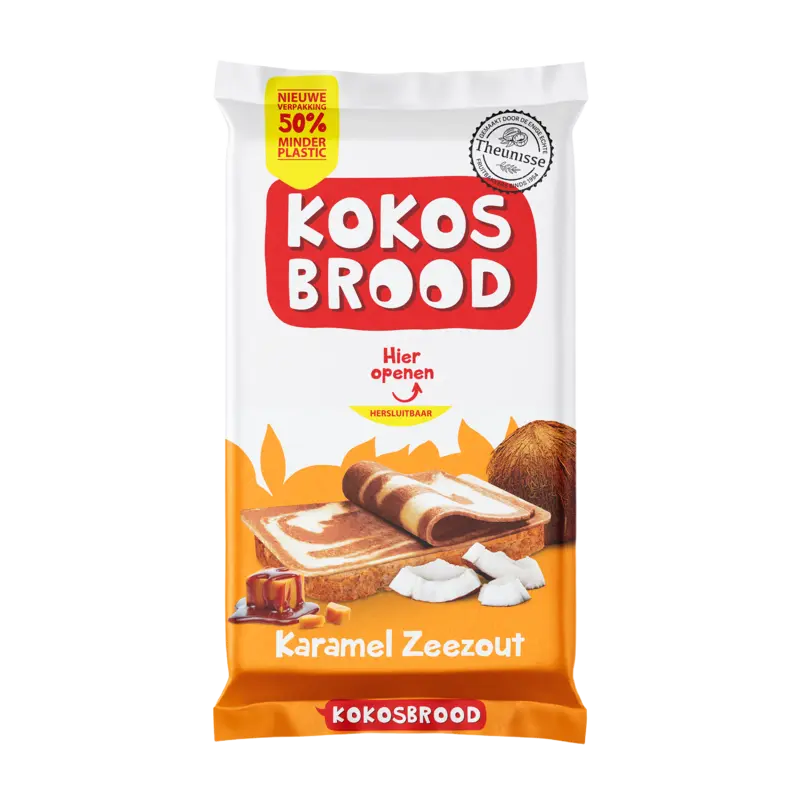 Theunisse Kokosbrood karamel zeezout