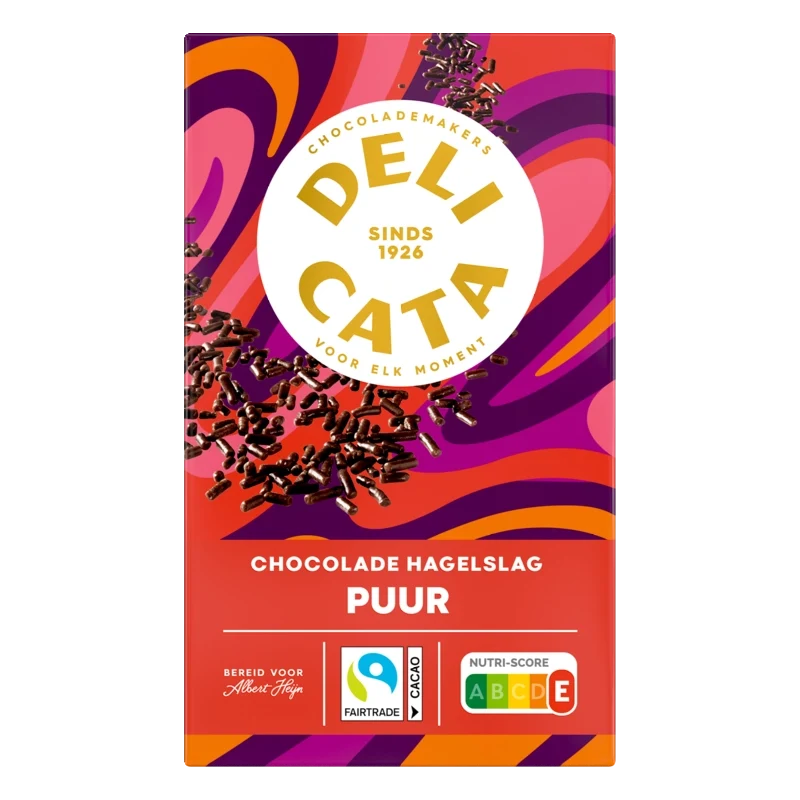 Delicata Chocolade hagelslag puur