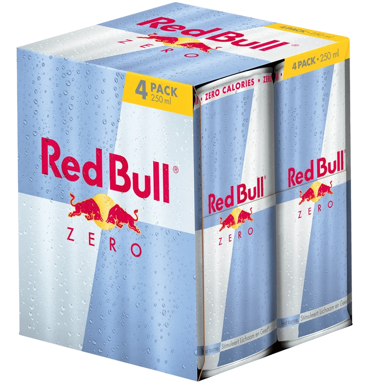 Red Bull Energy drink zero 4-pack