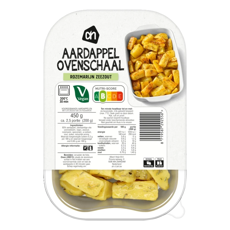 Aardappel ovenschaal rozemarijn zeezout