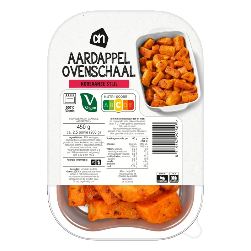 Aardappel ovenschaal Koreaanse stijl