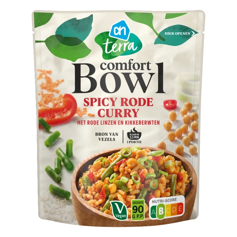 Terra Comfort bowl spicy rode curry