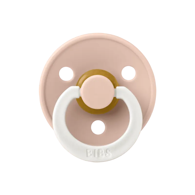 Bibs Glow in the dark fopspeen blush 2-pack
