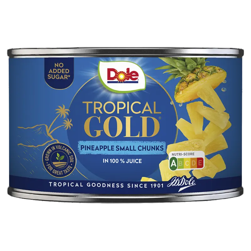 Dole Tropical gold ananas kleine stukjes sap