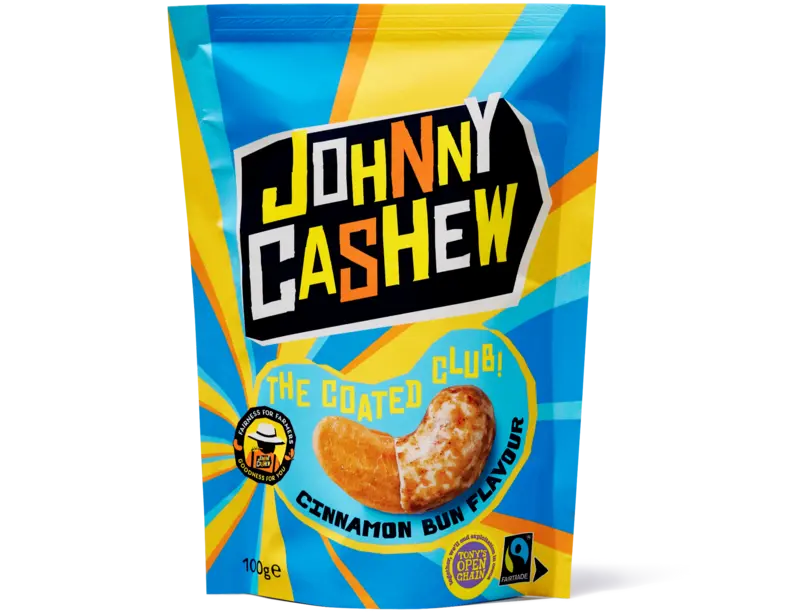 Johnny Cashew Cinnamon bun flavour