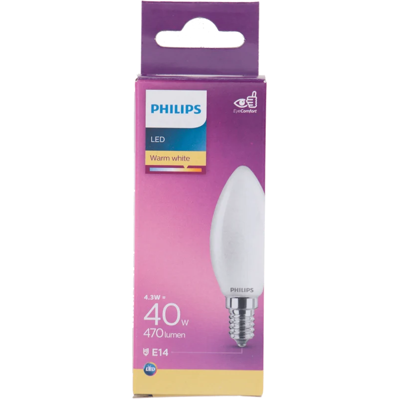Philips LED kaars 40W E14