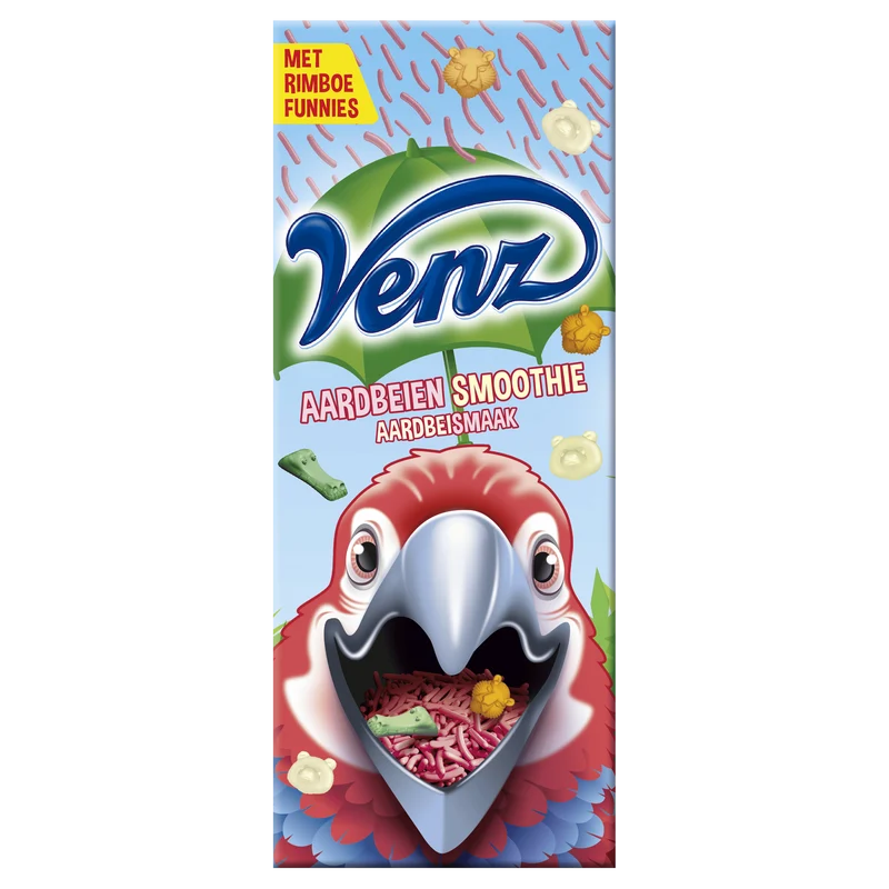 Venz Rimboe Aardbeiensmoothie hagelslag