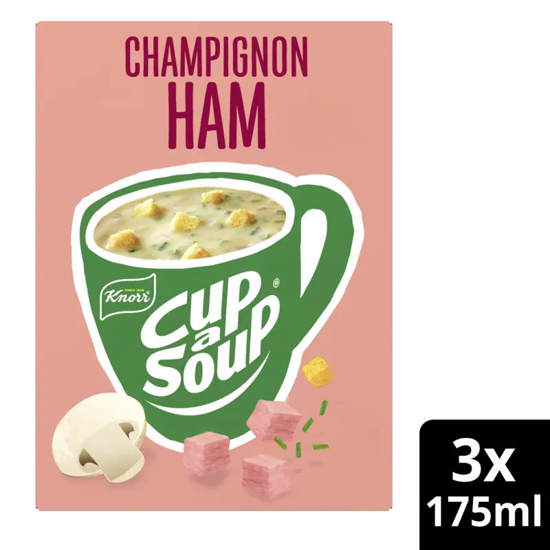 Knorr Cup-a-soup champignon ham