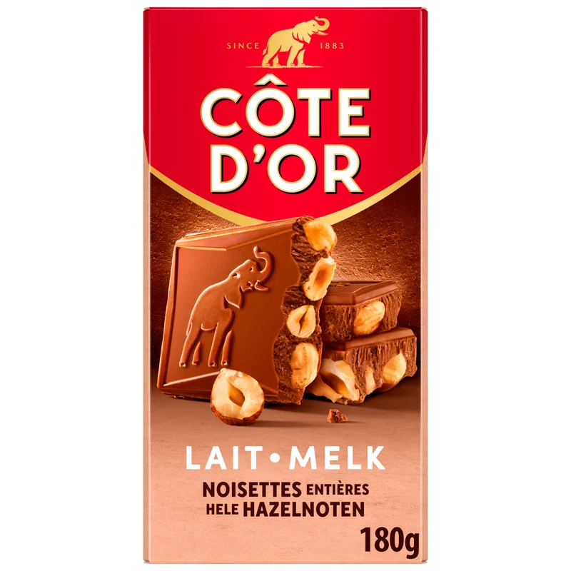 Côte d'Or Chocoladereep Melk Hele Hazelnoten