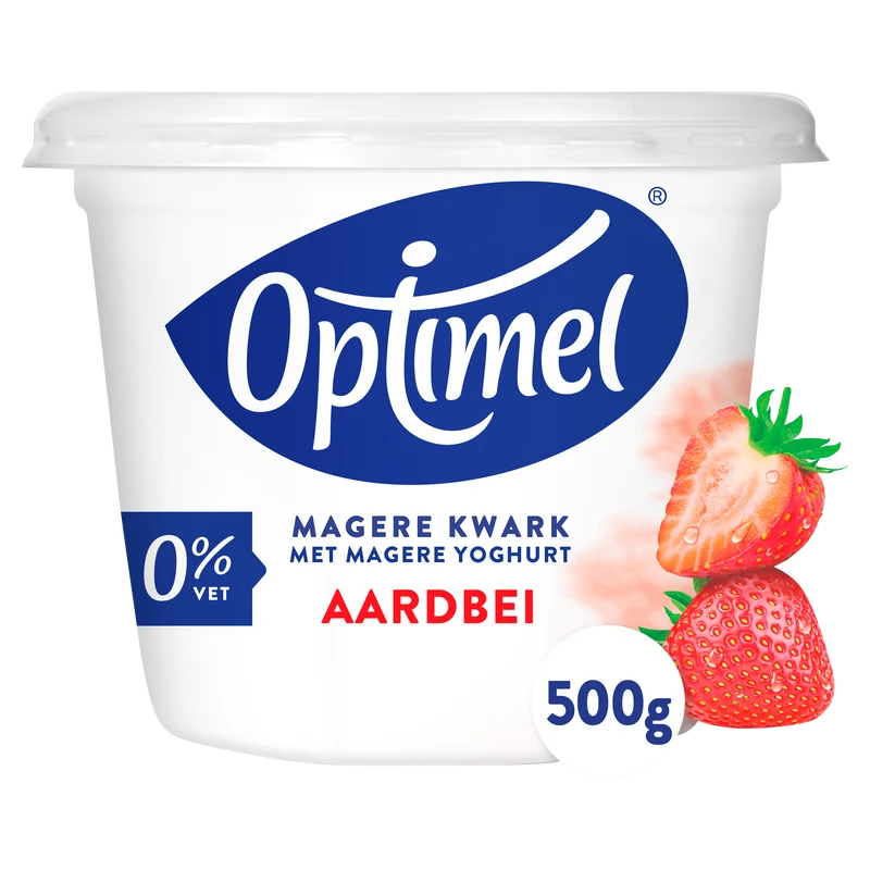 Optimel Kwark aardbei 0% vet