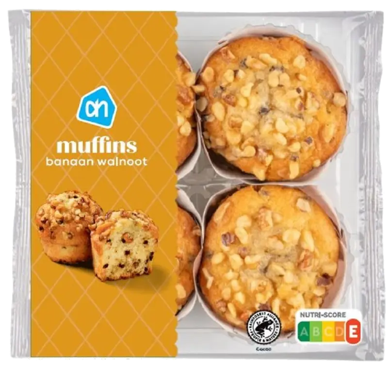 Muffins banaan walnoot