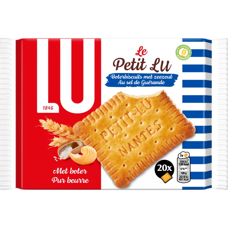 LU Petit beurre boterbiscuits zeezout