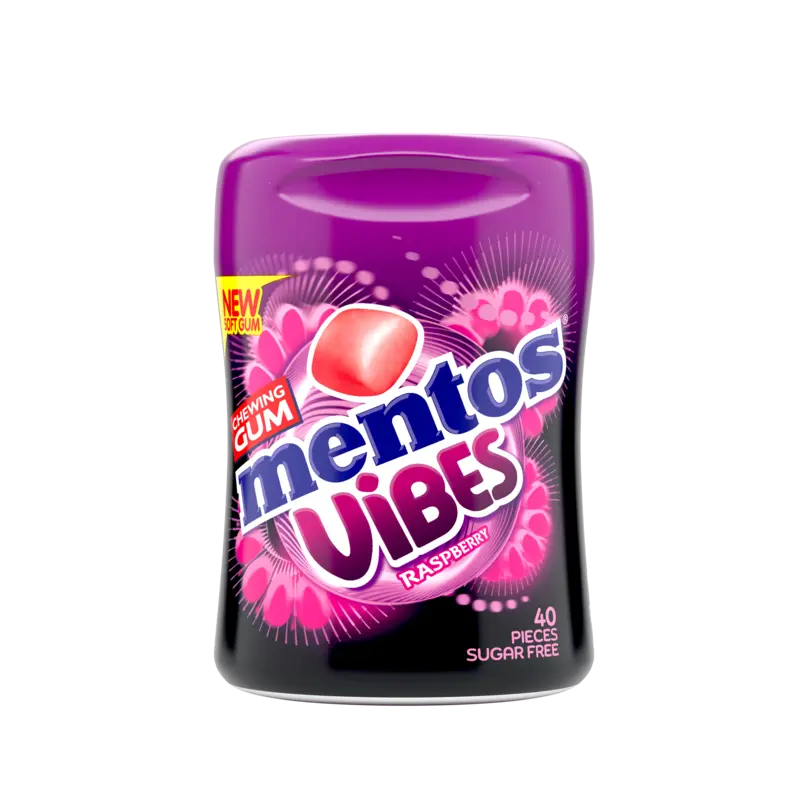 Mentos Gum Vibes raspberry