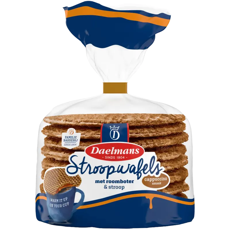 Daelmans Stroopwafels cappuccino smaak