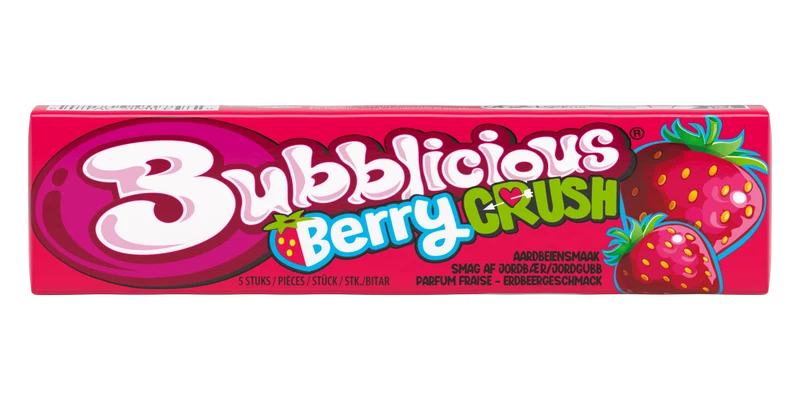 Bubblicious Kauwgom strawberry splash single