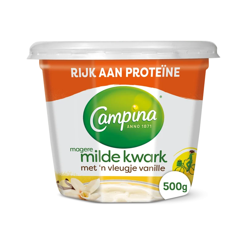 Campina Magere kwark vanille