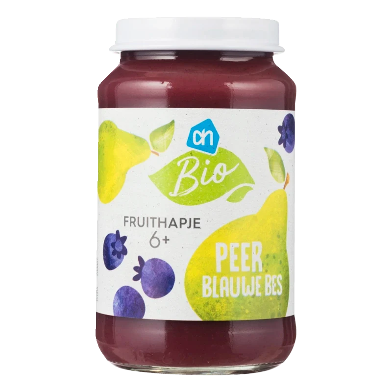 Biologisch Fruithapje peer blauwe bes 6m+