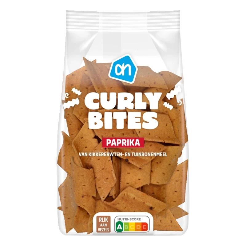 Curly crackers paprika