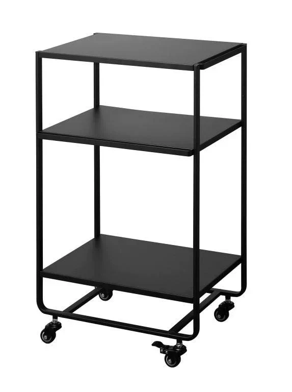 Yamazaki Tower Keukentrolley 3-laags - Zwart