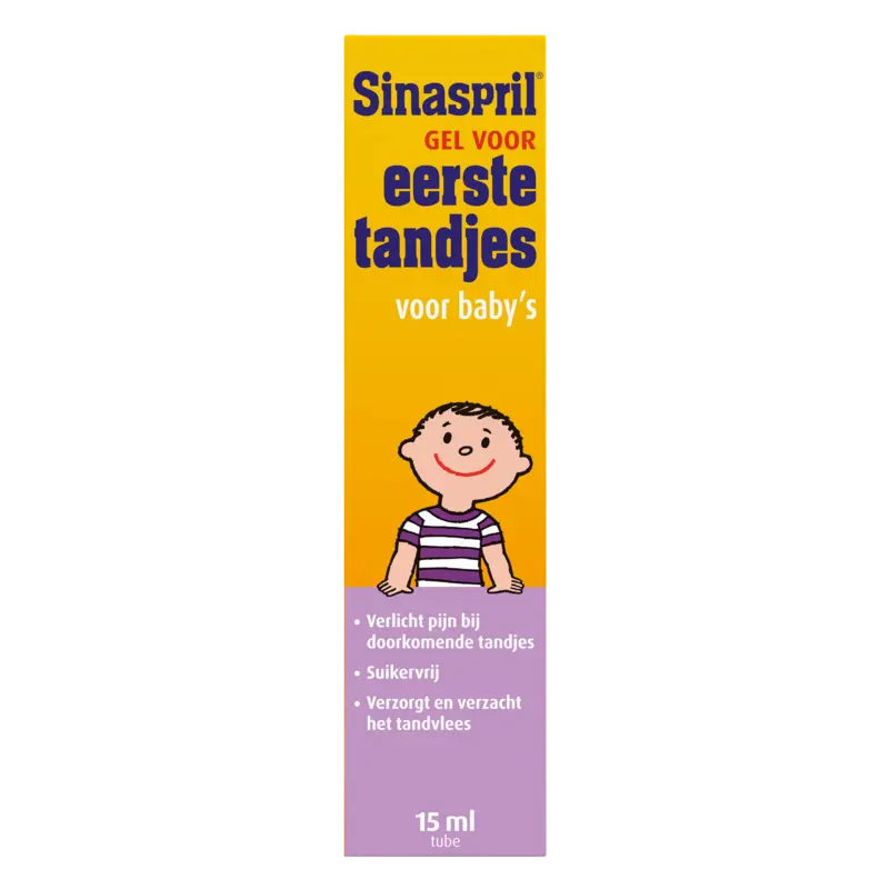 Sinaspril Gel voor eerste tandjes