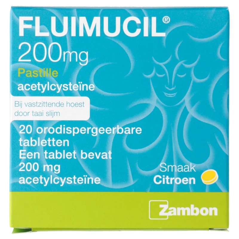 Fluimucil Hoestpastiles 200 mg