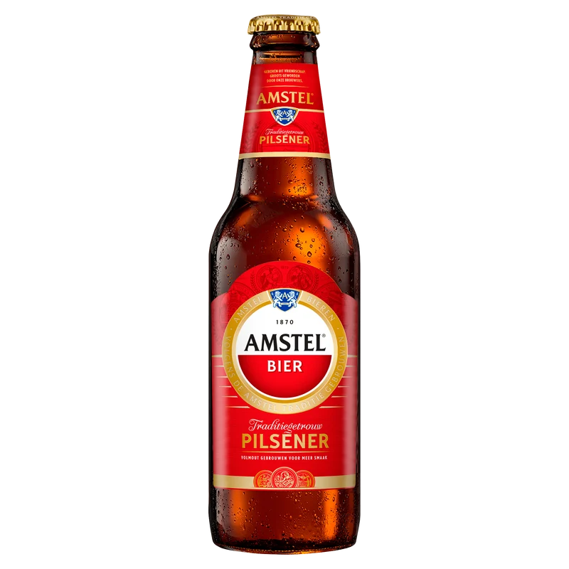 Amstel Pilsener bier fles