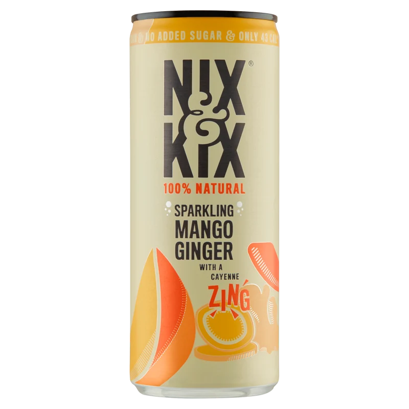Nix & Kix Sparkling mango ginger