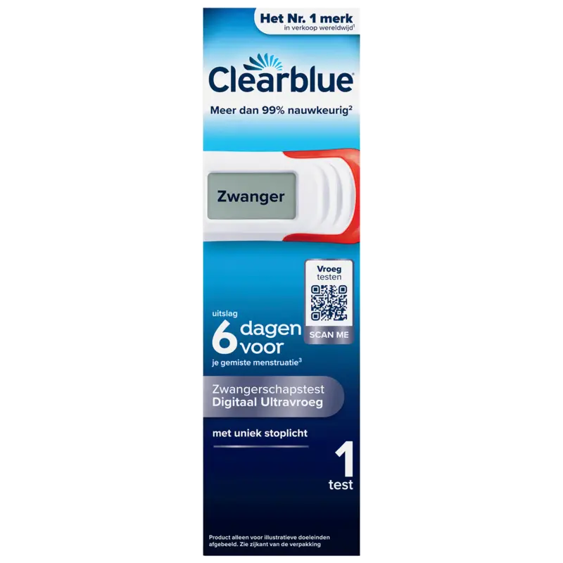 Clearblue Zwangerschapstest digitaal ultravroeg