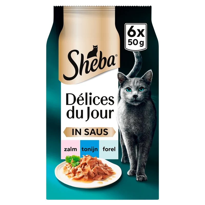 Sheba Délices du jour vis in saus