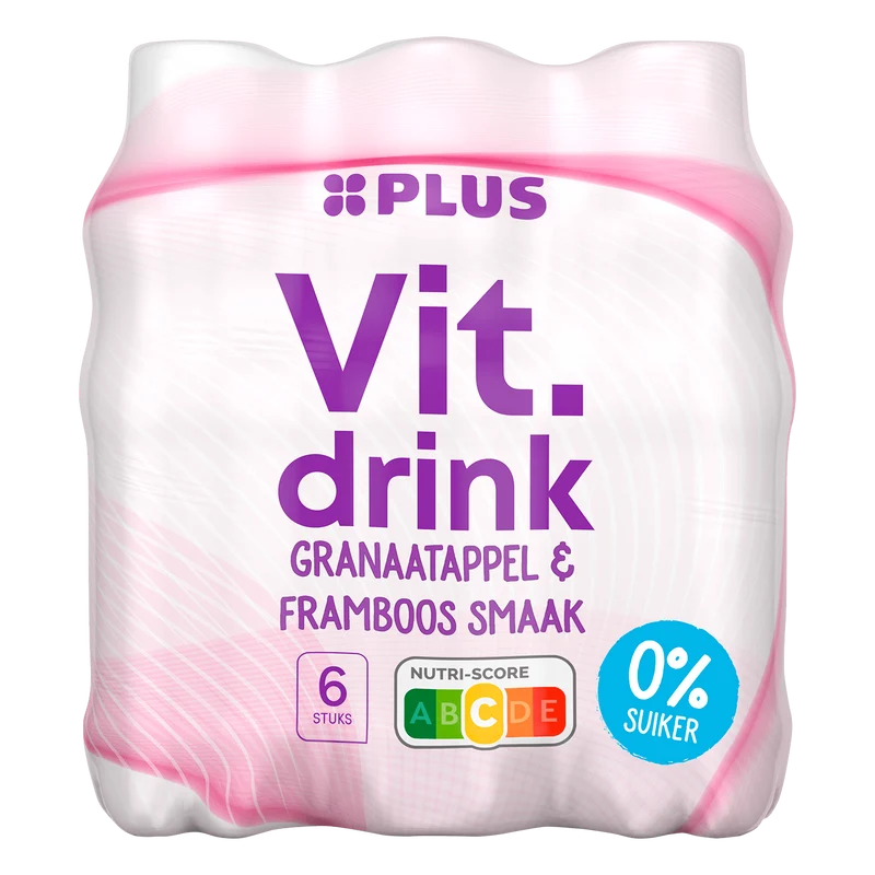 Vitamin drink granaatappel & framboos