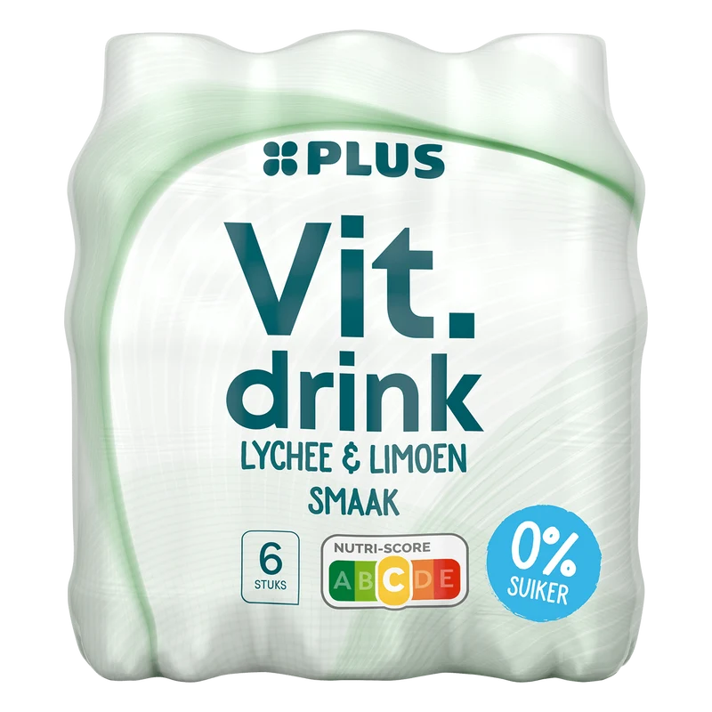 Vitamin drink limoen & lychee 0%